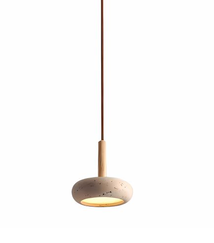 Yellow Travertine Vintage Pendant Light